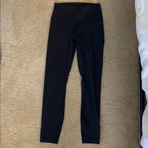 Lululemon wunder under 7/8 black luxtreme